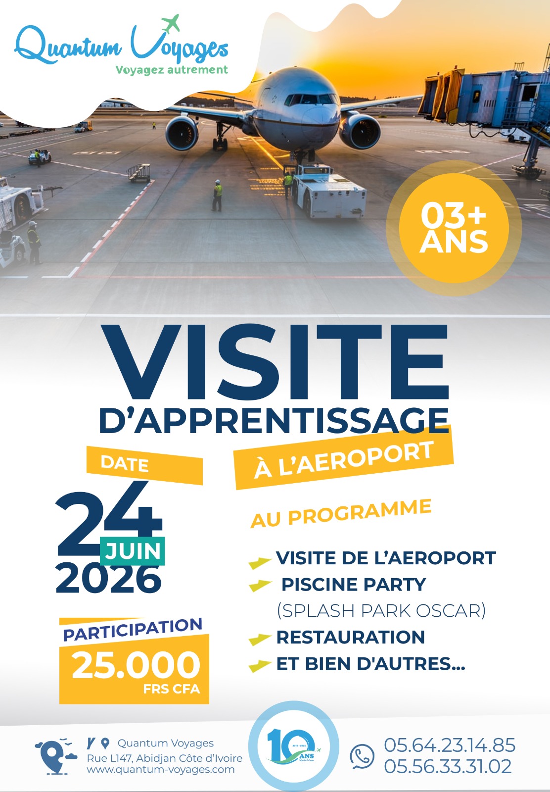 Visite d'Apprentissage à l'Aeroport FHB
